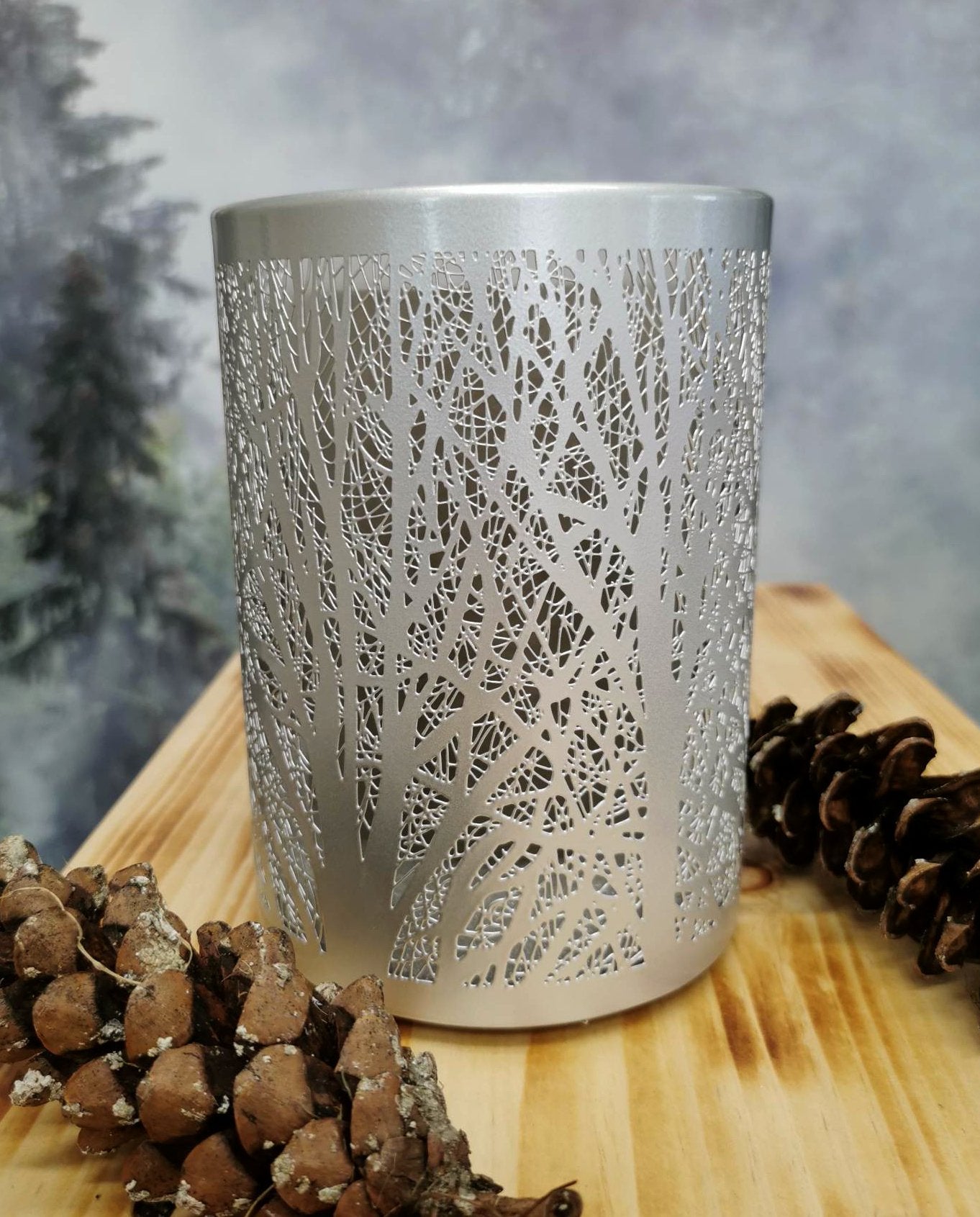 Diffuseur à huiles essentielles ultrasonique - Métal Argenté - Essencia