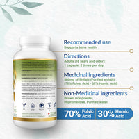 Shilajit - Leaf Source - 120 capsules