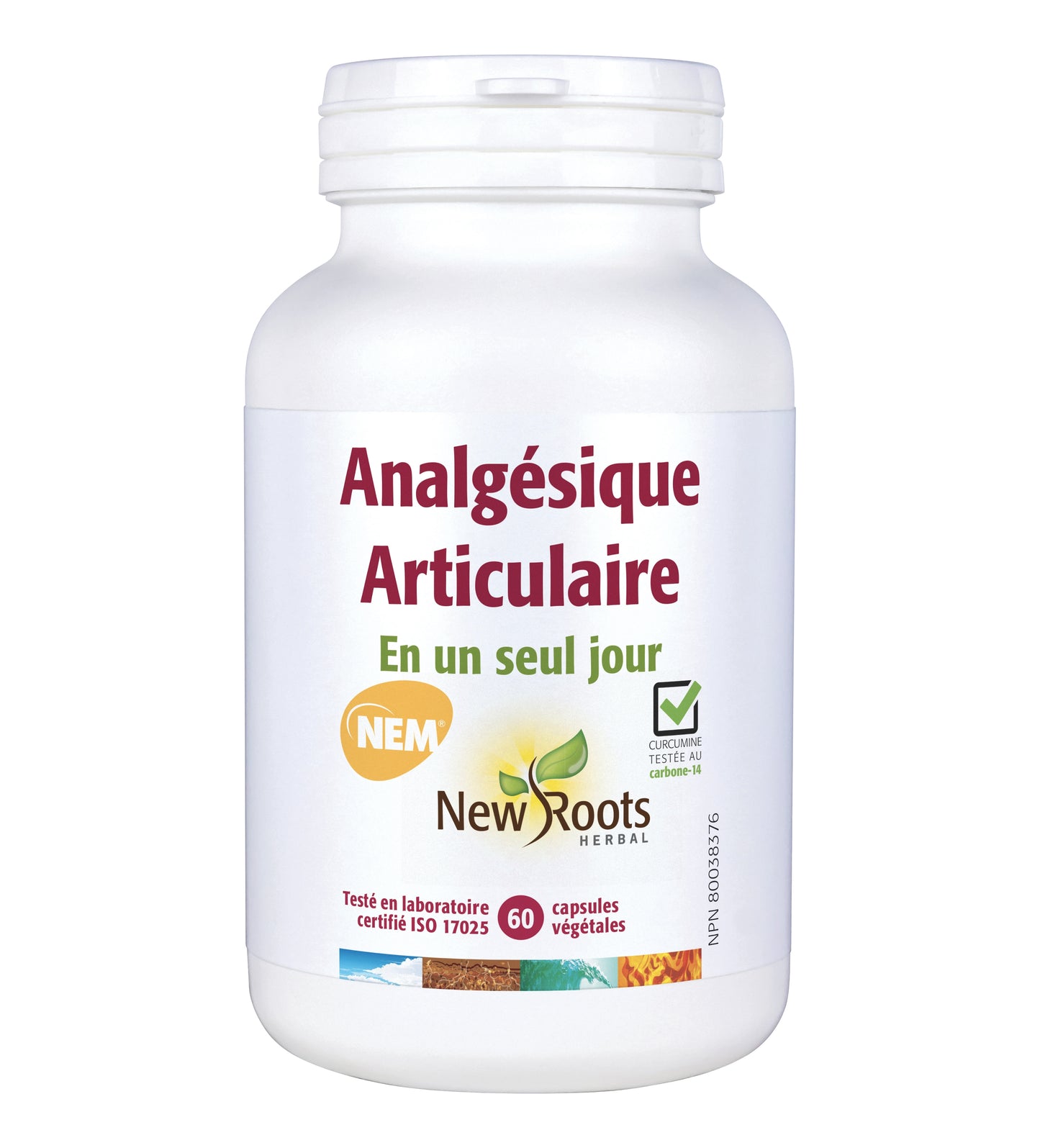 Analgésique articulaire - New Roots - 60 capsules