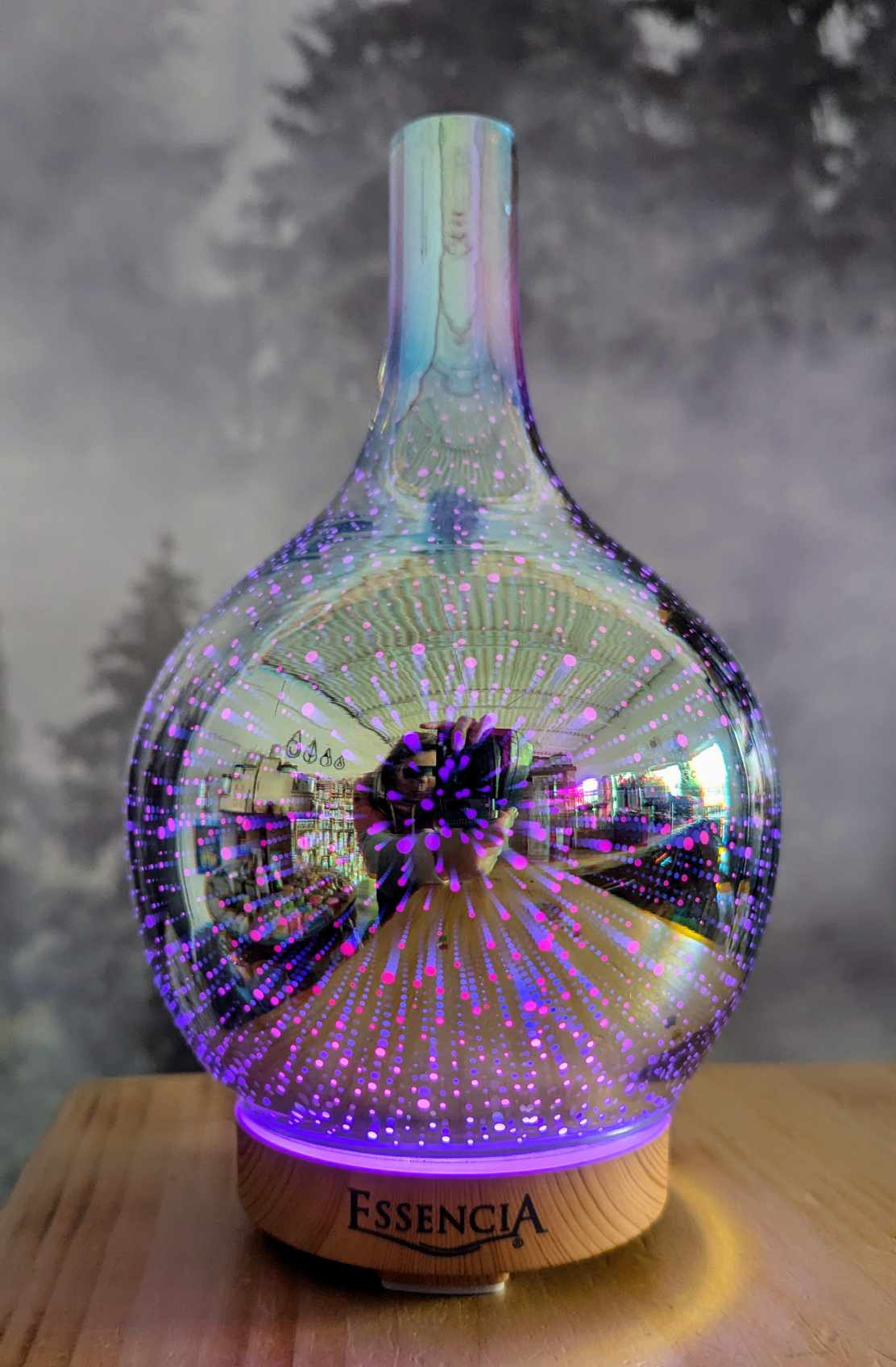 Diffuseur d'aromathérapie - Effet 3D en verre - Essencia