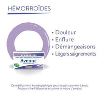 Avenoc - Hémorroïdes - Boiron - 10 suppositoires