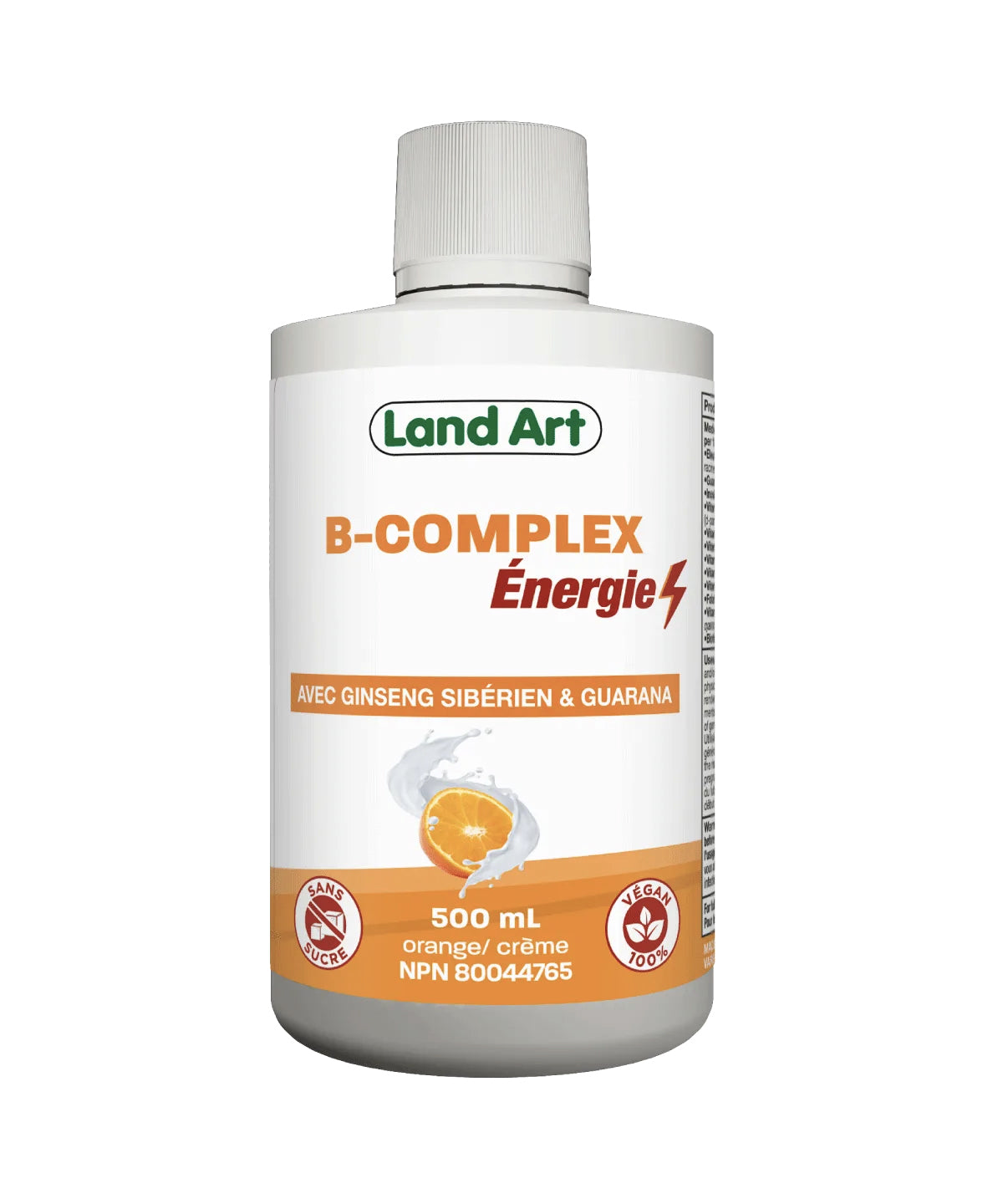 B-Complex Énergie - Land Art - 500ml - Orange & Crème