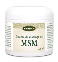 Baume de massage au MSM - Flora - 120ml
