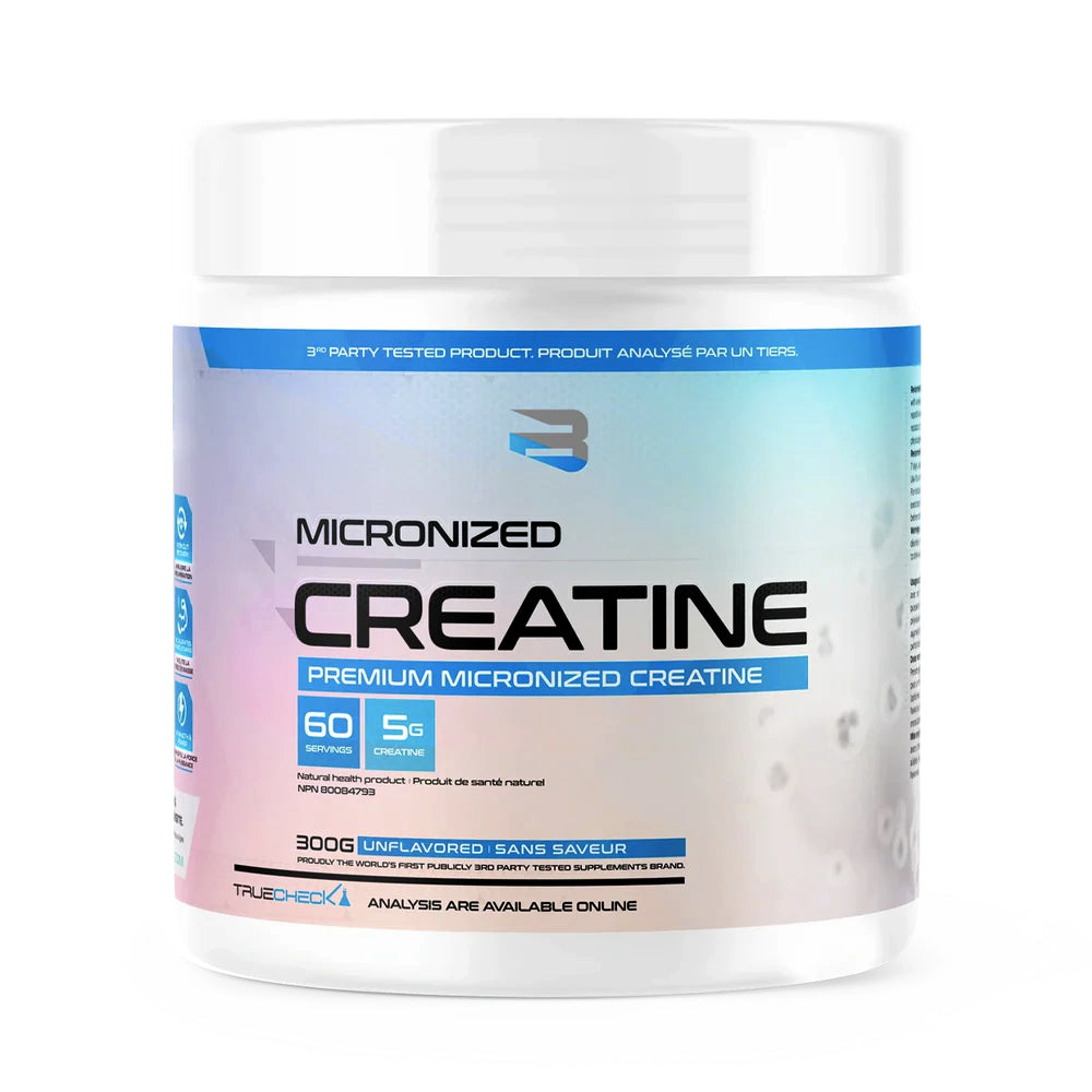 Créatine monohydrate micronisée - Believe Supplements - 300g ou 800g