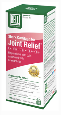 Cartilage de requin pour le soulagement aux articulations #1 - Bell Lifestyle