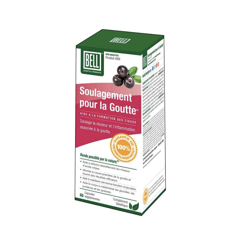 Soulagement pour la goutte - Bell #89 - 60 capsules