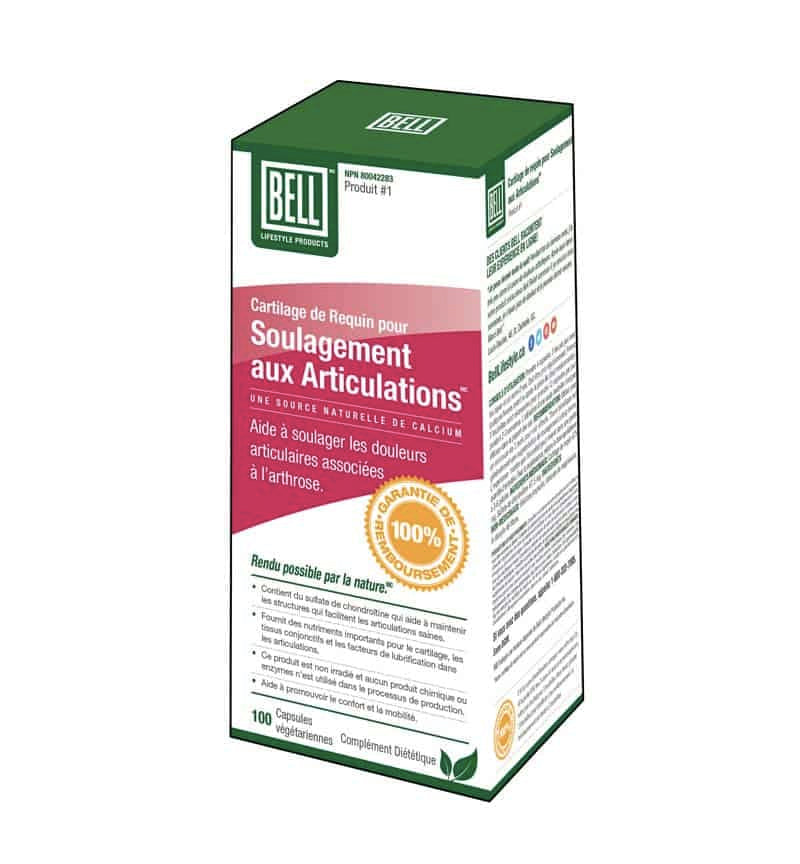 Cartilage de requin pour le soulagement aux articulations #1 - Bell Lifestyle