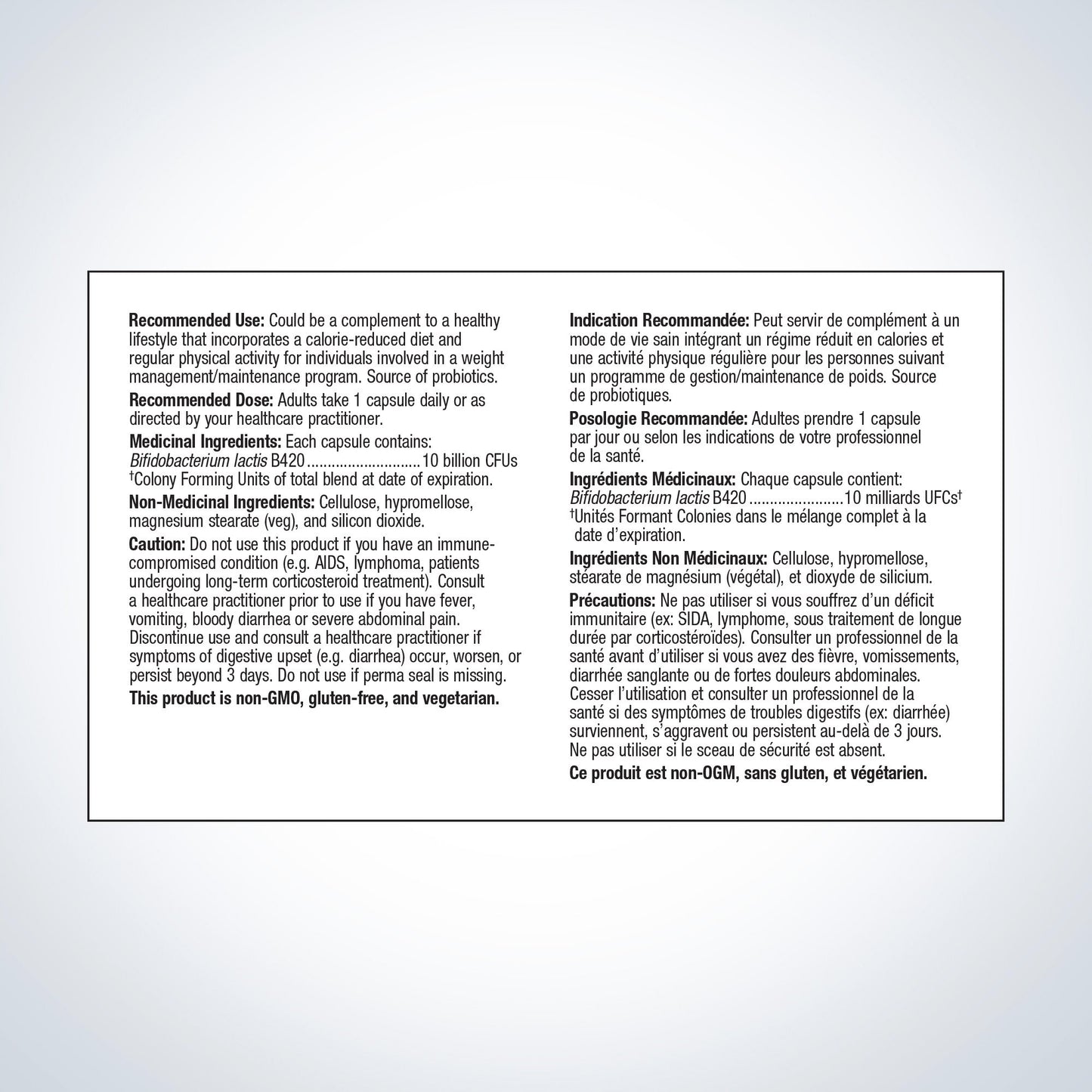 UltraFlora Control - Metagenics - 30 capsules