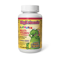 Multi-vitamines et minéraux à croquer - Baies sauvages - BigFriends - Natural Factors - 60 comprimés