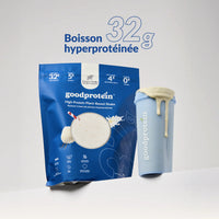 Boisson hyperprotéinée 32g - Vanille française - Good Protein - 2 formats (470g - 940g)