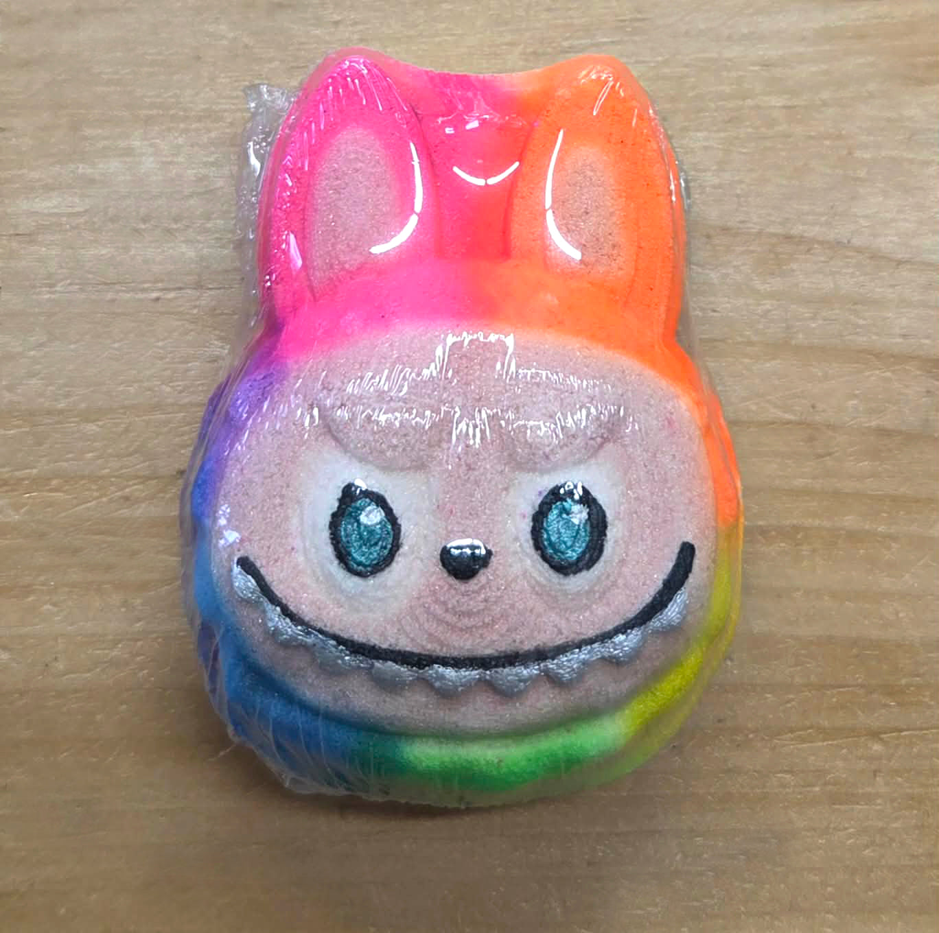 Bombe de bain effervescente - Labubu - Bubble tea aux bleuets