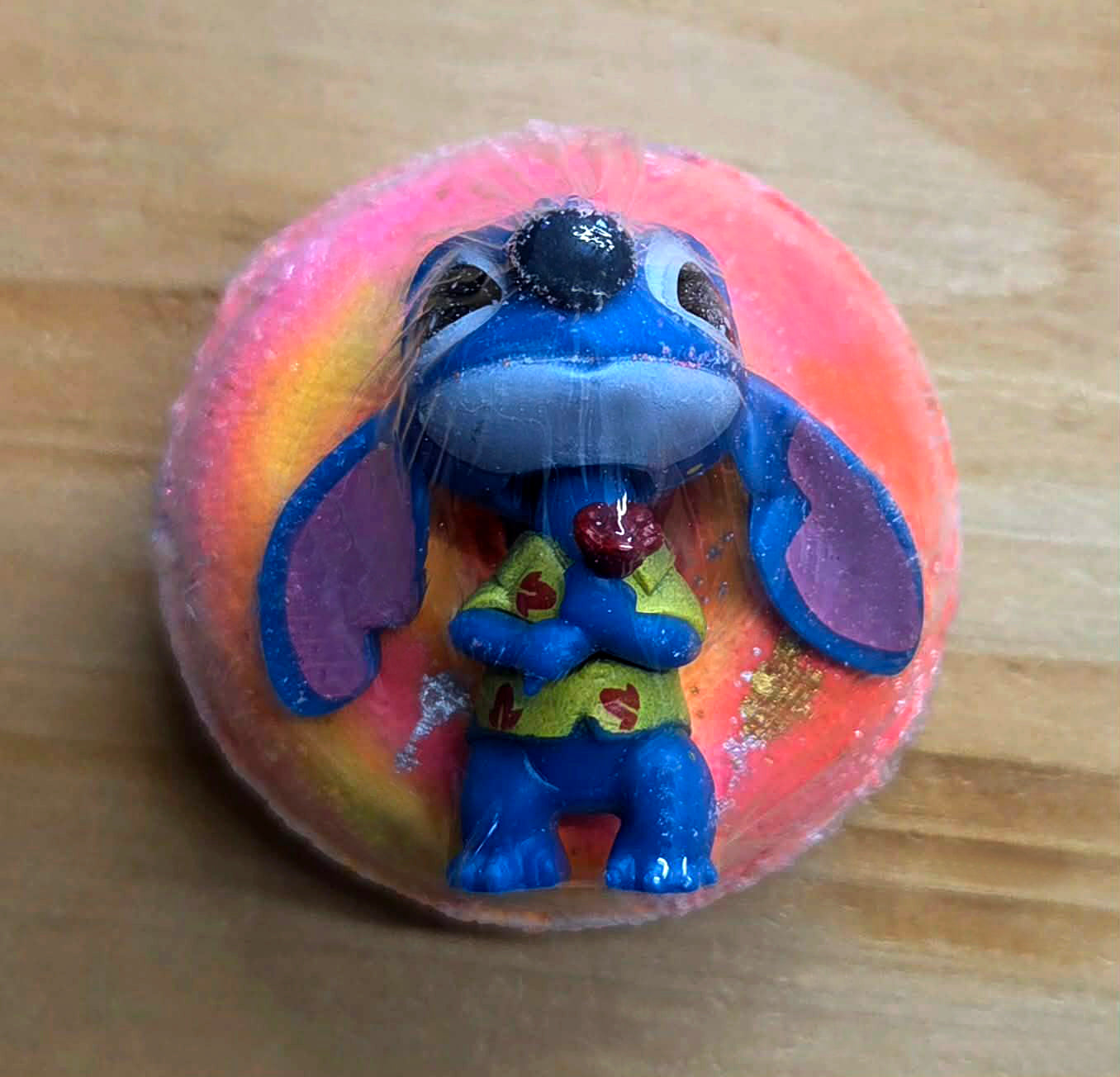 Bombe de bain effervescente - Stitch Hawaii - Melon Miel