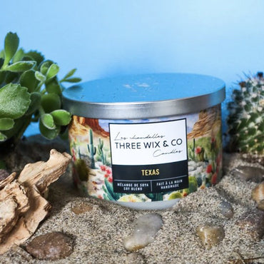 Chandelle de soya - Texas - Three Wix & Co