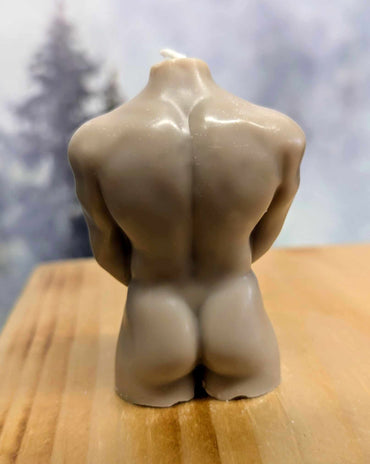 Bougie de soya - Homme nu