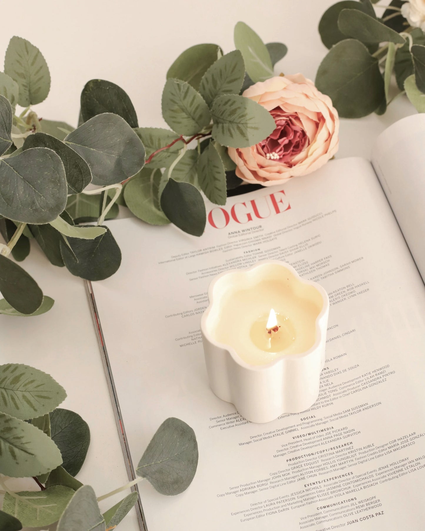 Bougie de soja - Pivoine & Herbes Fraîches - Moi D'abord - 175g