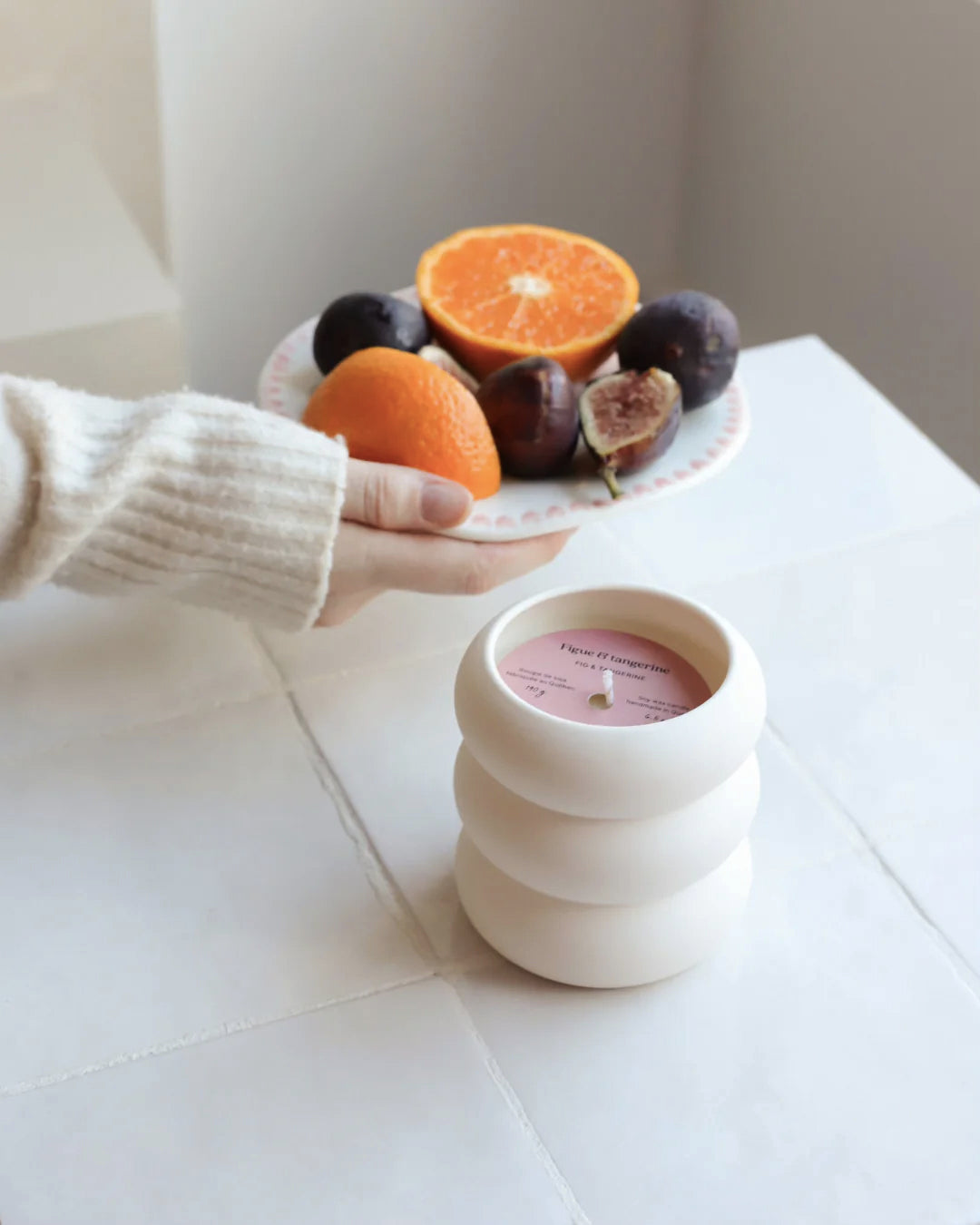 Bougie de soja Bubble - Figue & Tangerine - 190g