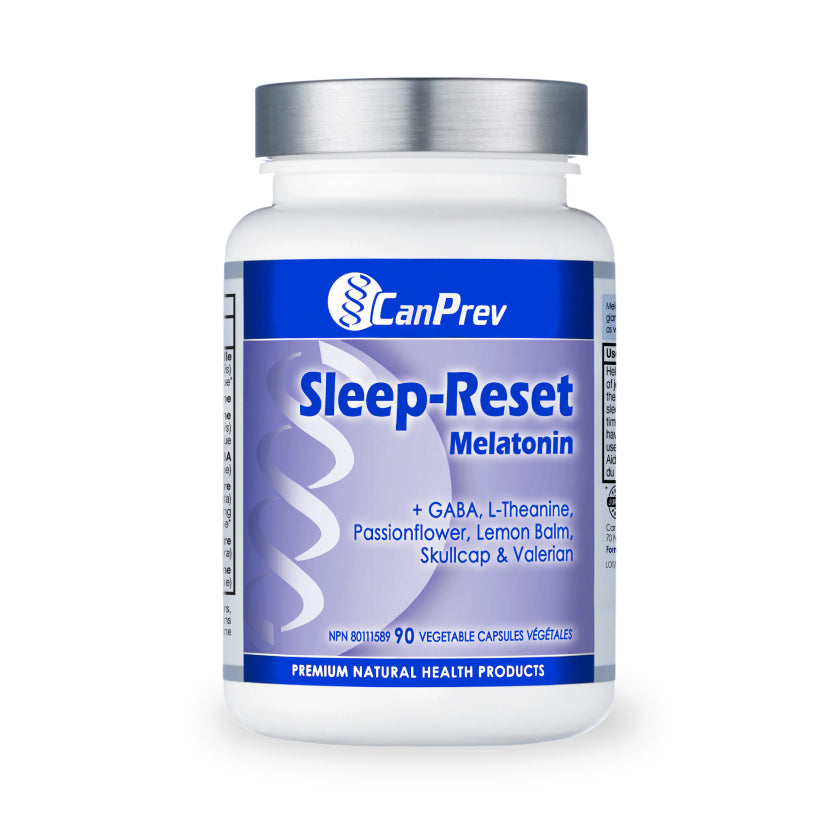 Mélatonine réinitialisation du sommeil - Melatonin Sleep Reset - CanPrev - 90 capsules