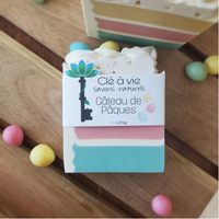 Savon naturel - Gâteau aux petits cocos - Clé à vie