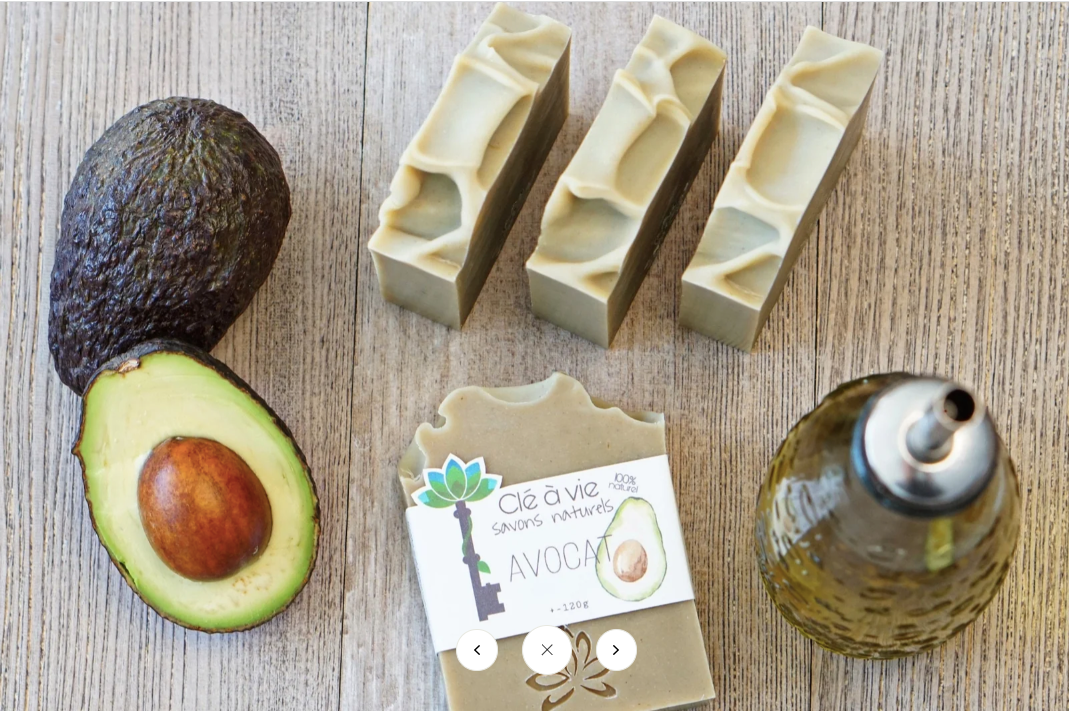 Savon Avocat 100% Naturel, Non Parfumé - Clé à vie