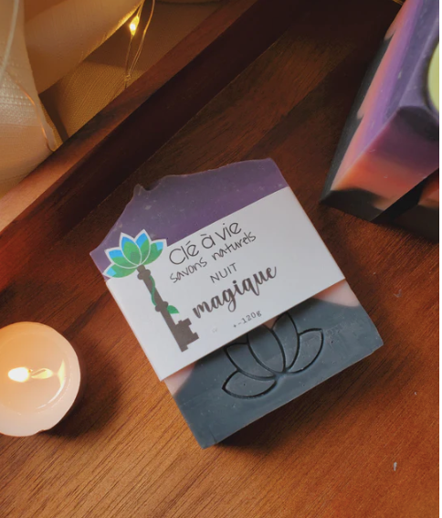 Savon Nuit Magique, parfum Mûres et Vanille - Clé à vie
