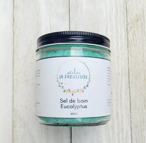 Sel de bain Eucalyptus en pot