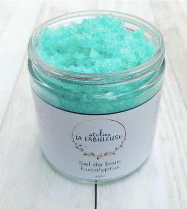 Sel de bain Eucalyptus en pot