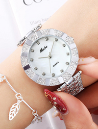 Montre Miss Fox en métal argent pour femmes