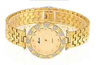 Montre Miss Fox pour femmes en métal deux tons or et argent