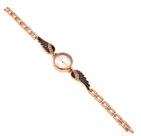 Montre Chaoyada ailes or rose et noir