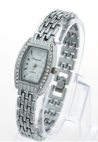 Montre Chaoyada rectangle argent