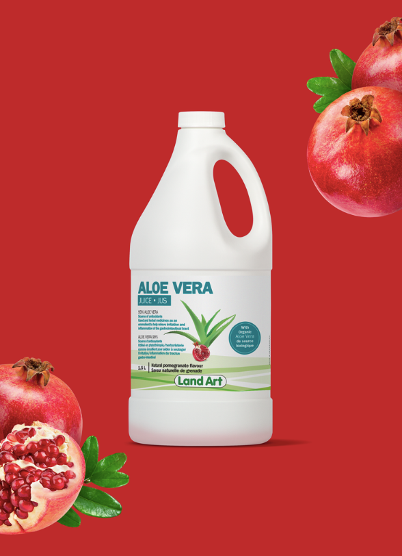 Aloe Vera - 1,5 litre - Jus - Grenade - Land Art