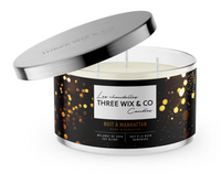 Chandelle de soya - Nuit à Manhattan - Three Wix & Co