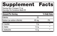 BCAA Poudre Orange et Mangue - Metagenics - 219g