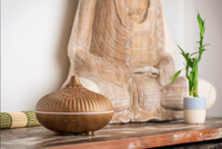 Diffuseur à huiles essentielles ultrasonique en bambou recyclé - Batur - Comptoir Aroma