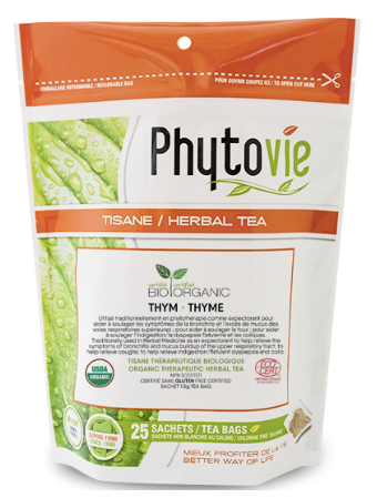 Tisane de Thym - Expectorant - Phytovie - 25 sachets