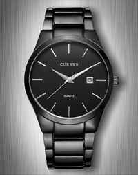 Montre Curren noire pour hommes