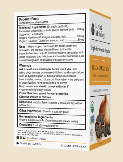 Ail Noir - Living Alchemy - 60 capsules