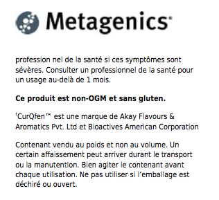 UltraInflamX Plus 360 - Metagenics - 616g