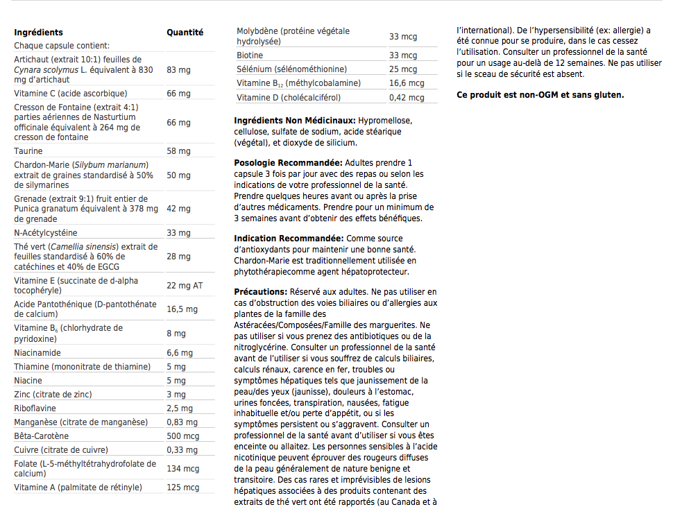 AdvaClear - Metagenics - 42 capsules