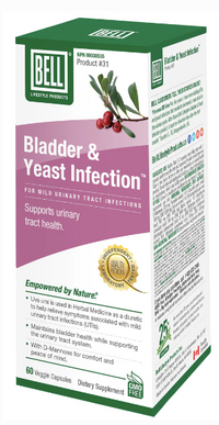 Infection de la vessie et levurose - Bell #31 - 60 capsules