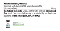 Annatto-E 300 (vitamine E) - Designs for health - 30 gélules