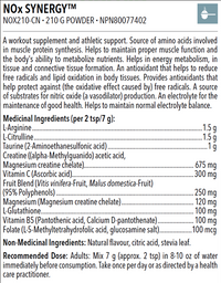 NOx Synergy - Designs for Health - 210g