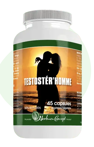 Testostér'homme - 45 capsules -Herb-E-Concept