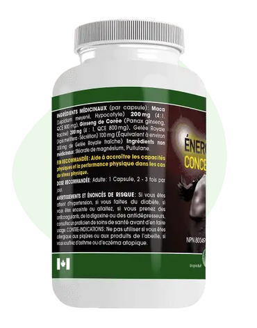 Énergie Concept - 60 capsules -Herb-E-Concept