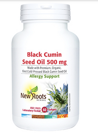 Huiles de graines de cumin noir - New Roots - 60 gélules