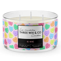 Chandelle de soya - Be Mine - Three Wix & Co
