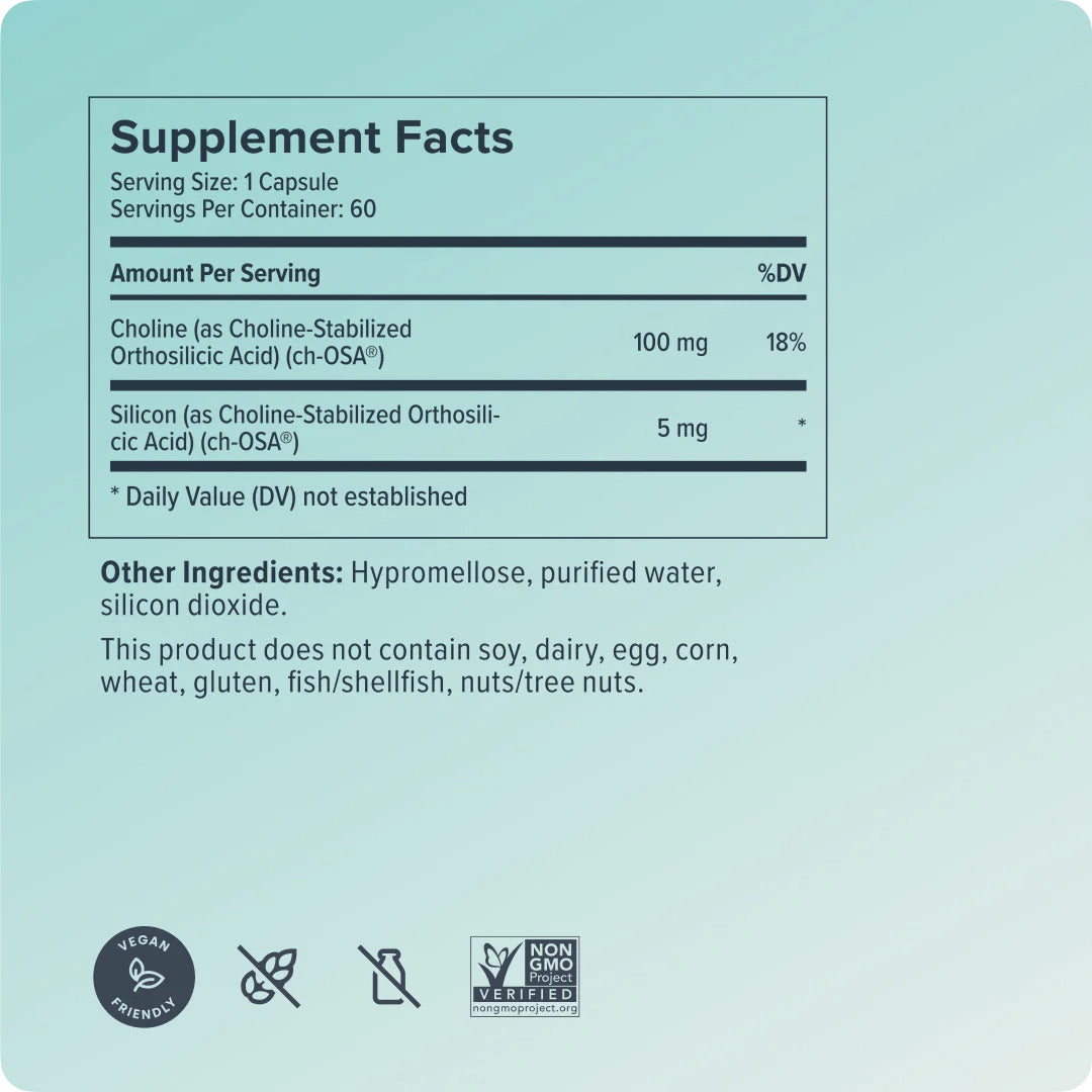 Biosil - Générateur de collagène avancé - Silicium - 2 formats: 60 ou 120 capsules liquides