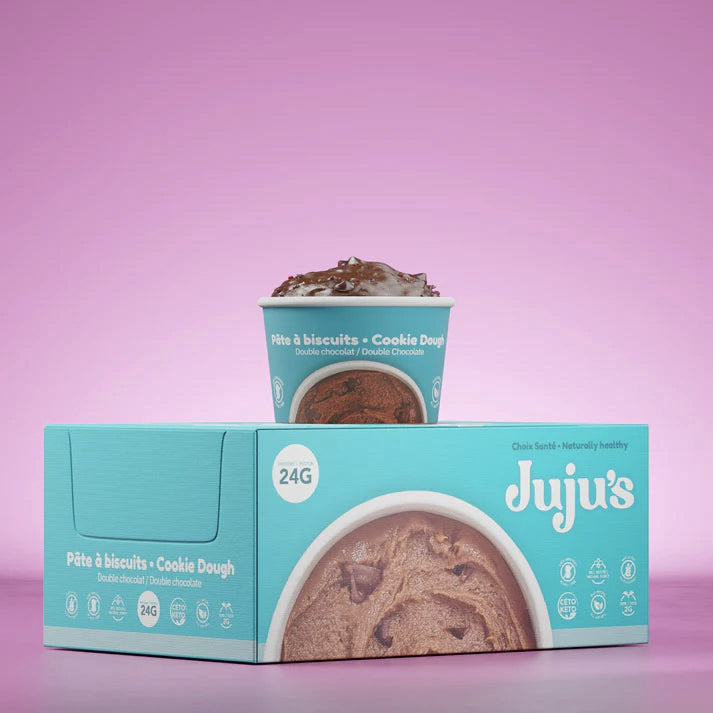 Collation protéinée (24g) - Pâte à biscuits - Double Chocolat - Juju's Donuts