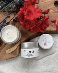 Crème hydratante pour le visage au suif de boeuf nourri à l'herbe - Florä - Crëma - 50ml