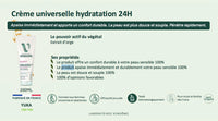 Crème universelle Hydratation 24H - Corps, Visage & Mains - Peaux sensibles - Laboratoires Vendome - 250ml